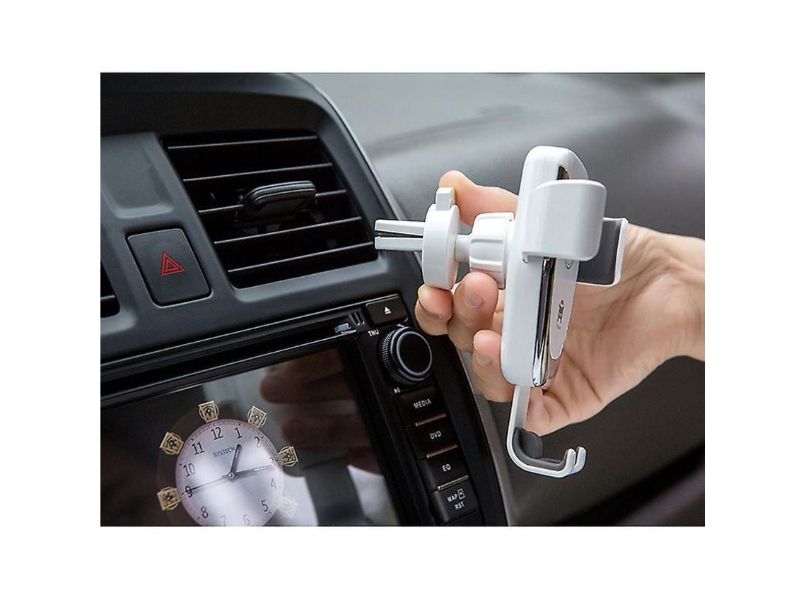 Carregador Sem Fio YURU, Qi, Carro, 10W, Proteção, Preto
