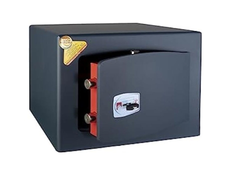 Cofre Technomax 58883 - Fácil, Seguro, Confiável - Cinza - Chaveado - 20x35 cm - 8 kg