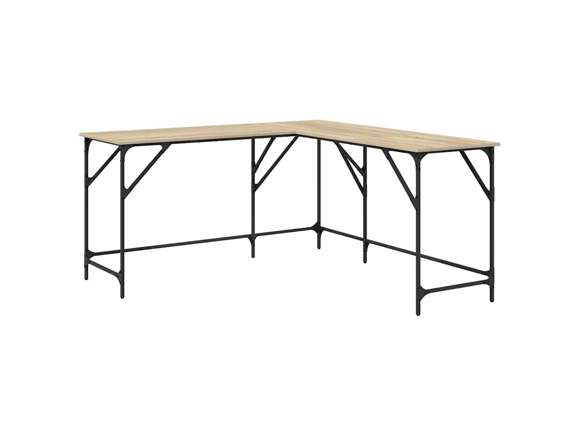 Secretária Derivados de Madeira Carvalho Sonoma MAISON EXCLUSIVE (149x149x75 cm)