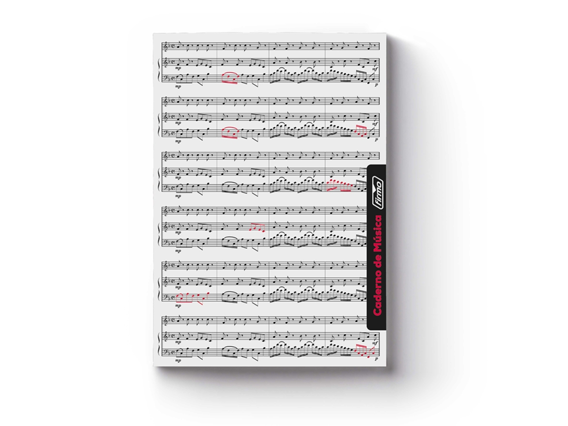 Caderno de Música FIRMO A4, 20 Folhas