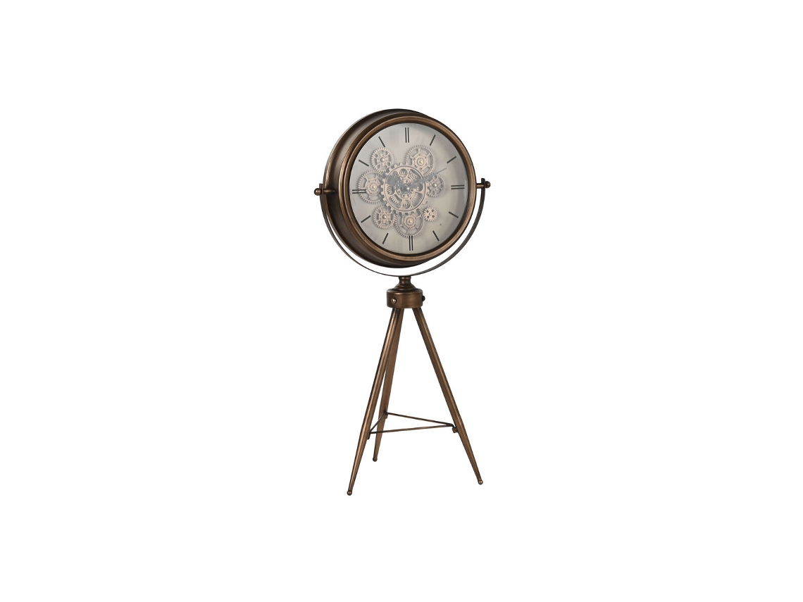Relógio de vidro metálico Home Esprit 43 x 30 x 85 cm