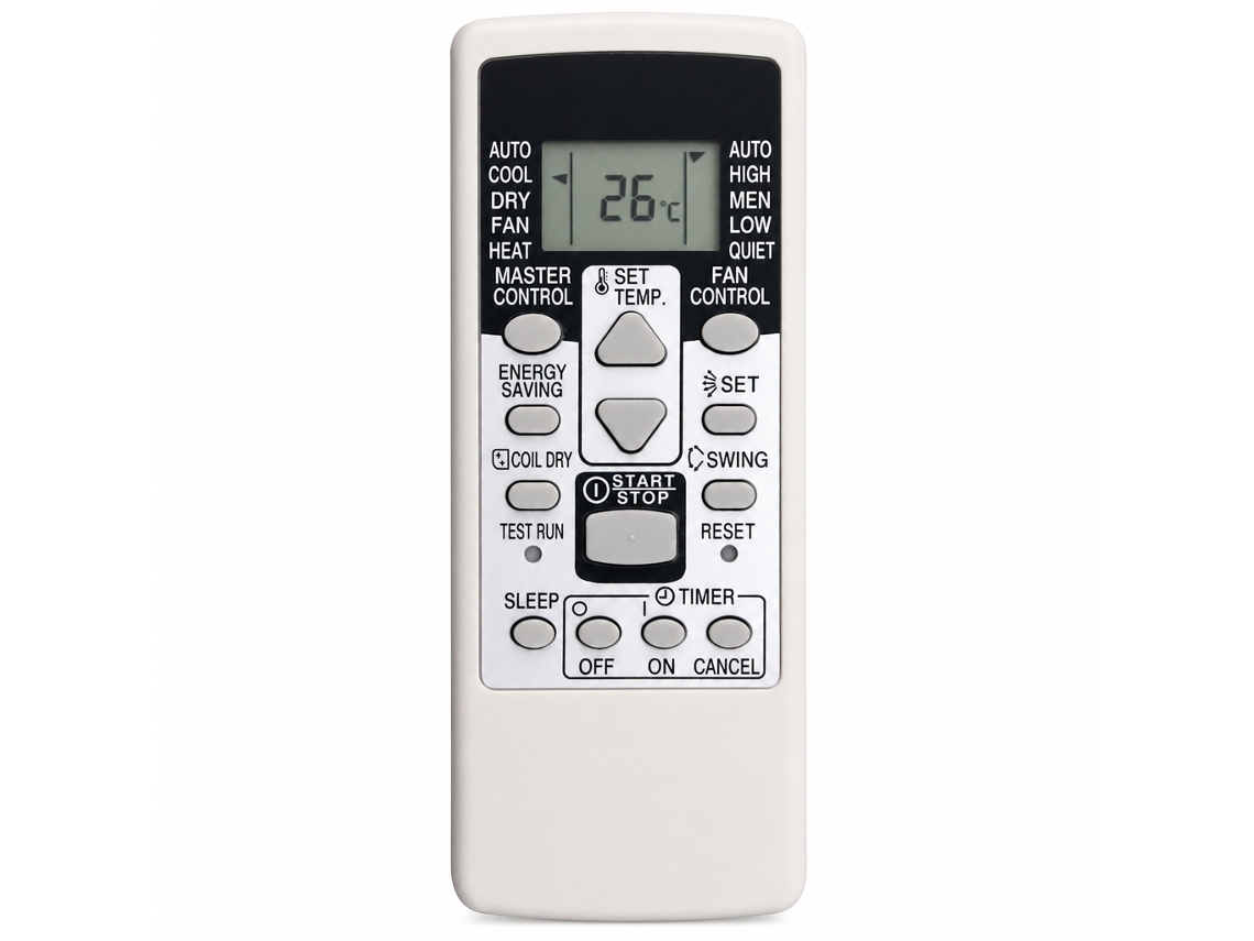 Comando À Distância Para Ar Condicionado Compatível Com Fujitsu Ar-rcd1c, Sem Configuração