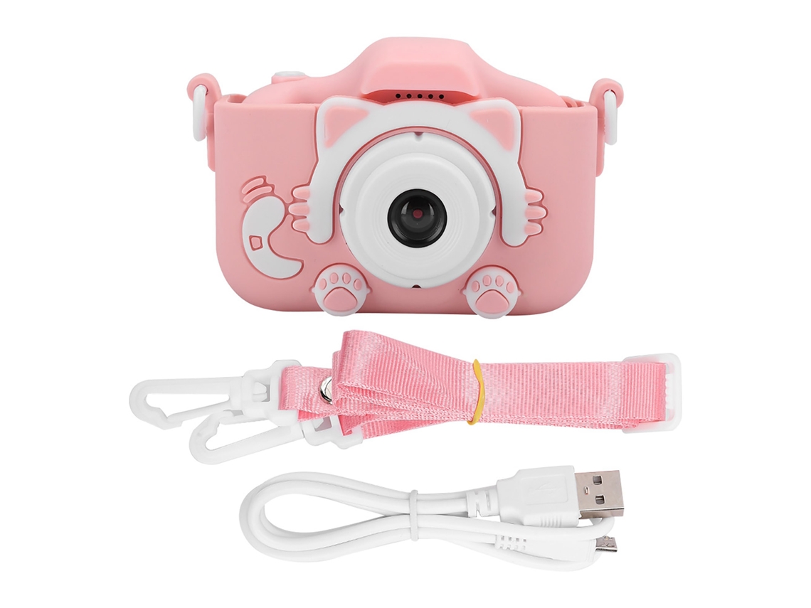 Yncm-câmera Digital Mini De Brinquedo Para Crianças Com 12mp Cor Rosa