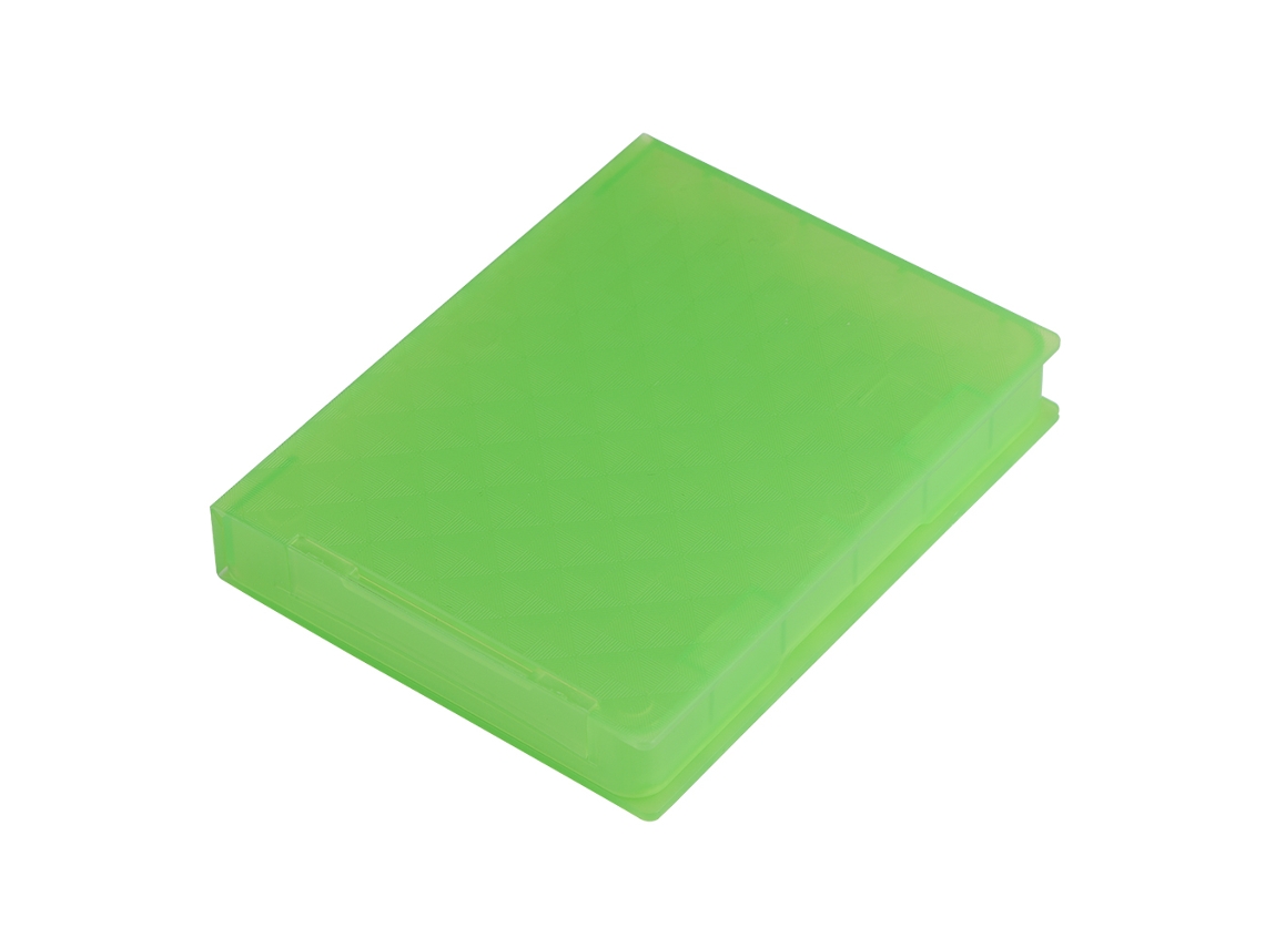 2026zentro-caixa De Armazenamento Antiestática Para Hdd E Ssd 2.5 Polegadas, Resistente A Impactos E Poeira, Verde Anti-derrubada