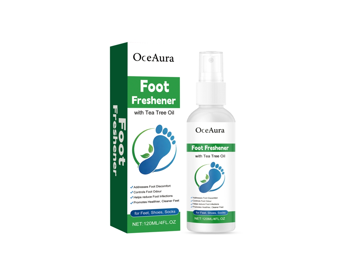 Spray de Pés LAXISCREED Oceaura com Óleo de Árvore do Chá, Hidrata, Nutre e Suaviza os Pés