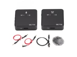 Microfone Sem Fio Lavalier com Redução de Ruído e Bateria Interna EOOCOO