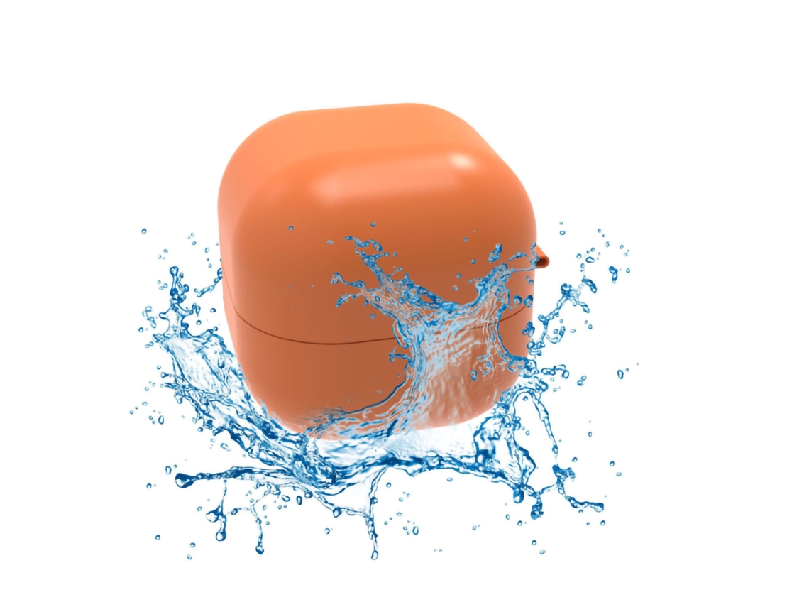 Brinquedo De Polo Aquático Silicone Reutilizável Com Adsorção Magnética Automática Laranja