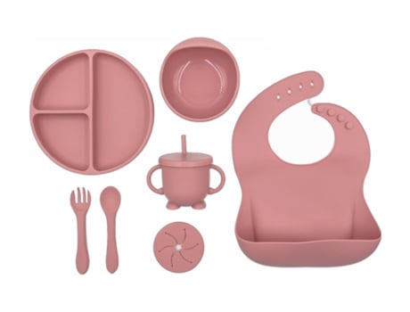 Conjunto de alimentação de silicone - BLW ESSENTIALS - Conjunto de 8 peças para desmame