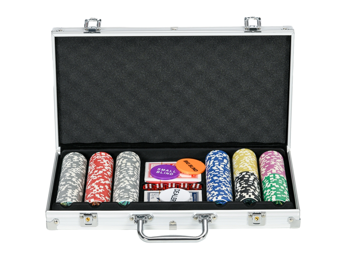 Mala De Póquer Ps, Poliéster Cor Prata 38.5x23x6.5 Cm Sportnow