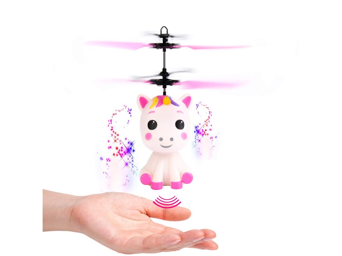 Ats brinquedo Voador com Luz Led Helicóptero Controlado por Mão