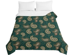 Colcha Acolchoada Fansu Capa de Cama Manta para Ar Condicionado Edredom Conjunto Sofá com Estampa Mandala Boho