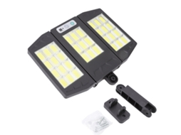 Lâmpada Solar de Rua 33cob 3000lm Ip65 Sensor de Movimento para Jardim Vila Pátio