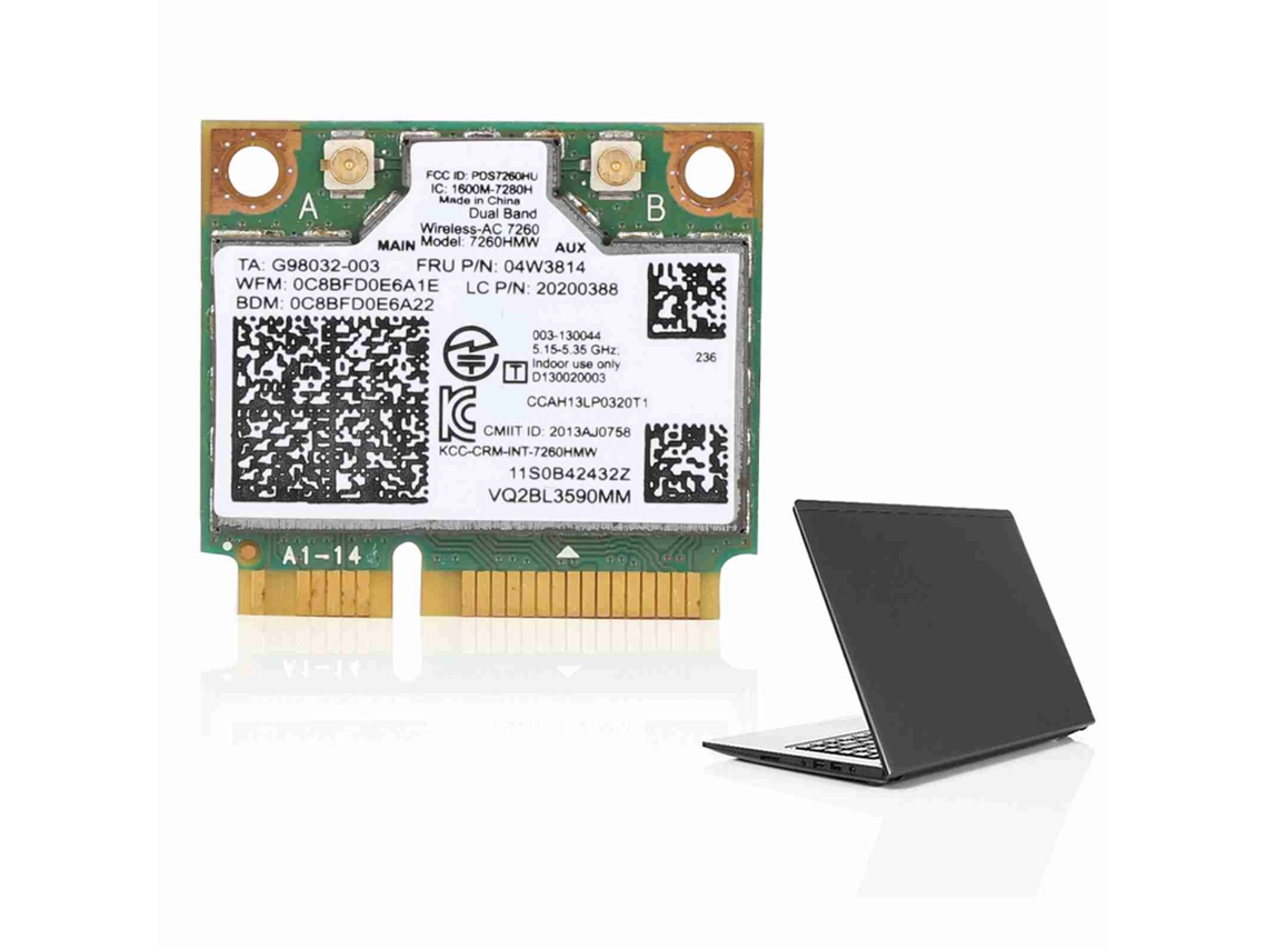 Adaptador de Rede LAXISCREED Intel 7260hwm 867m