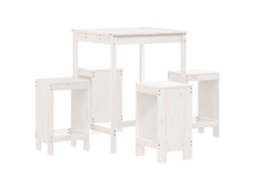 Garden Bar Set, Garden Bar Sets Vidaxl Branco Madeira De Pinho (n/a)