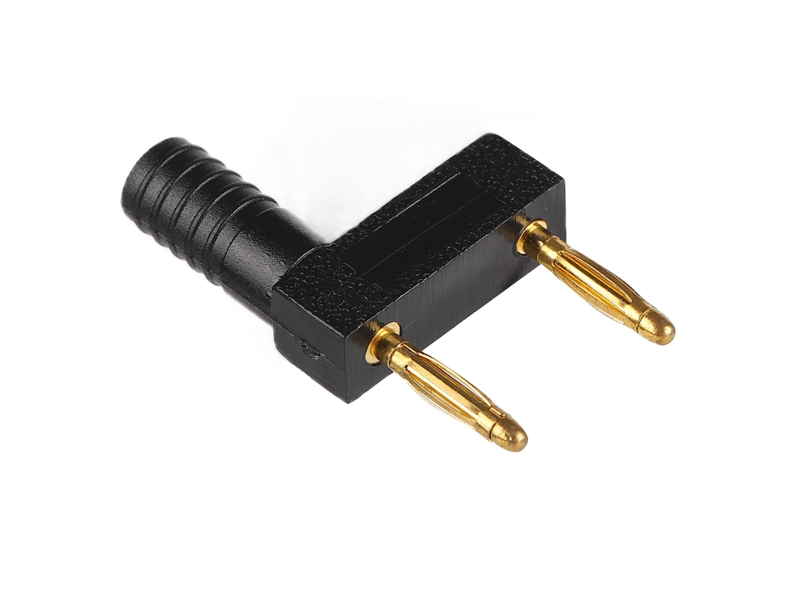 10 Plugues Banana de 2mm, U52, espaçamento de 10mm, preto, conector DIY, YURU