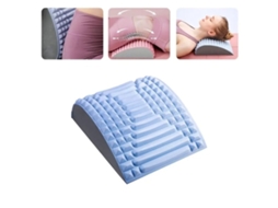 Maca De Pescoço E Costas Suporte Lombar Equipamento De Massagem Para Relaxamento De Pescoço, Cintura E Costas Cinza Slowmoose