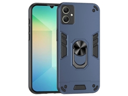 Compre Capa Protetora De Pctpu Para Samsung Galaxy A06 4g Com Suporte De Anel Azul