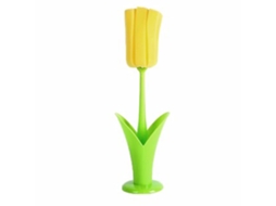 Baok-pincel De Esponja Com Cabo Longo Para Limpar Copo Amarelo 2pcs