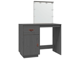 Dressing Table, Dressing Tables Vidaxl Cinzeto Madeira De Pinho (n/a)