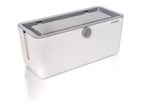 Caixa De Armazenamento Para Cabos E Extensões Reer 78020 Branco Plástico Segura Para Crianças