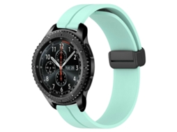 Pulseira De Silicone Com Fecho Magnético De Cor Sólida De 22 Mm Para Samsung Gear S3 Frontier