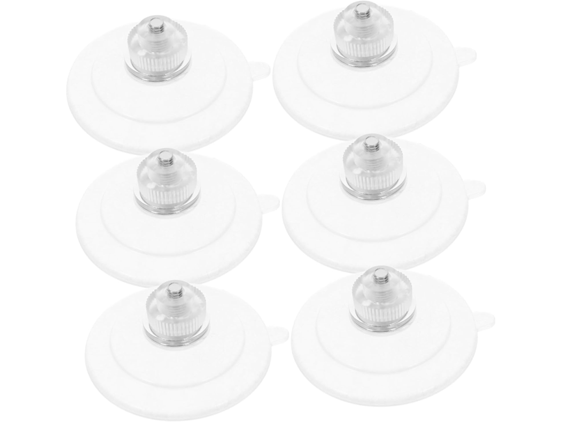 Conjunto de 6 Ganchos de Sucção Reutilizáveis GOKOCO