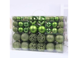 0236bolas De Natal 3 6cm 100 Pçs/set Enfeites De Natal Bola Ornamento Festa Casa Decoração De Jardim Para Decoração Da Árvore De Natal Hengjian