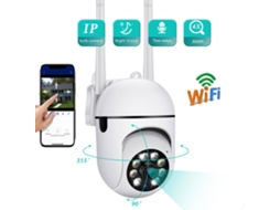Câmera De Segurança Wifi Externa 360 Graus 2k