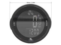 Bike Computer Laxiscreed Com Sensor De Velocidade, Cadência E Tela Led Retroiluminada De Grande Dimensão