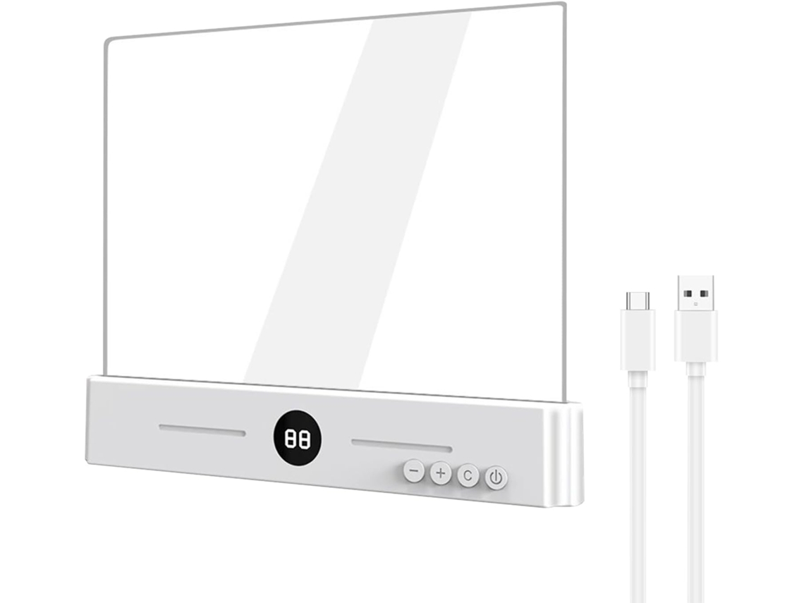 Luminária De Leitura Led Inteligente, Com Opções De Iluminação Ajustáveis, 18, 5x 23, 8x 15, 3cm, Luminária De Leitura