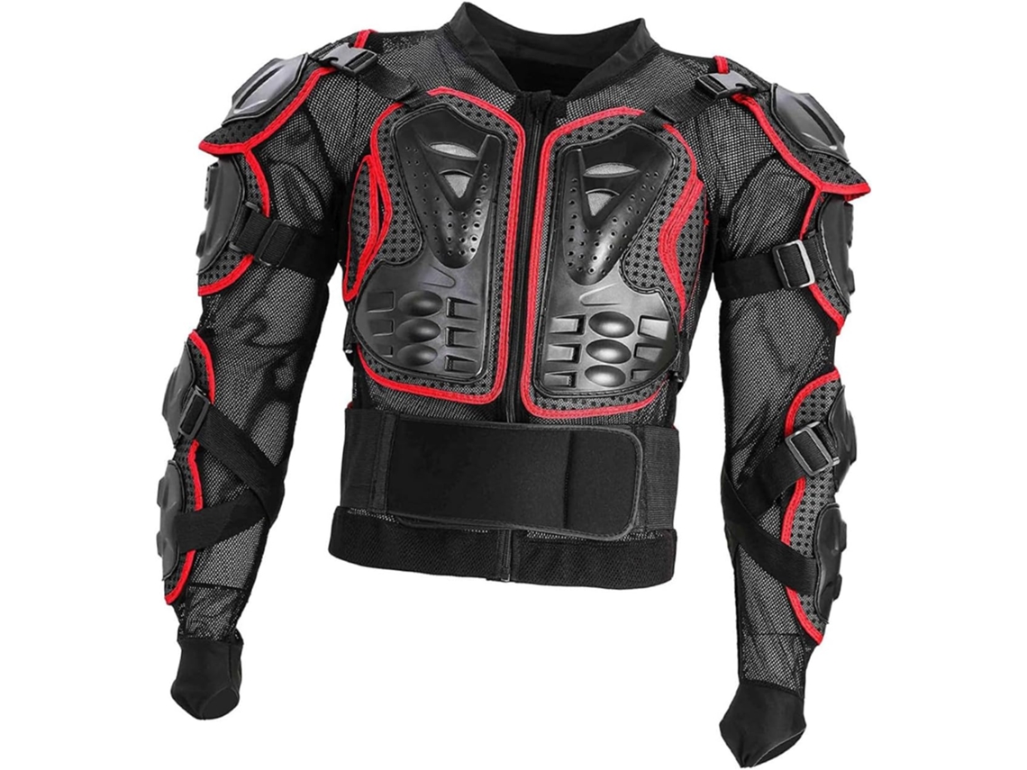 Jaqueta de motociclista, armadura protetora, Guarda Costeira.
