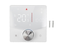 Termostato Inteligente Wifi Com Controle App Tuya, Botão De Comando, Tela Retroiluminada, Resistente Ao Fogo, Ac95-240v Para Aquecedor A Gás