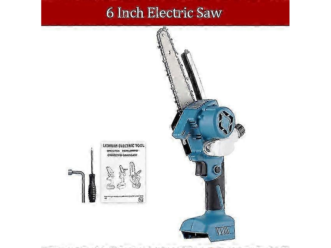 Serra Elétrica Sem De 6 Polegadas Para Makita 18v Battery.automatic Oiler Handheld Garden Logging Chainsaw Ferramenta Elétrica De Corte De Madeir