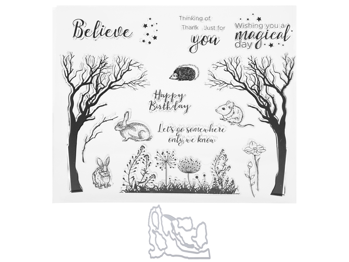 Sello Transparente Tpr Rectangular Para Scrapbook Álbum Diário Tarjeta De Saludo Diy