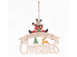 Ornamentos À Suspendre De Père Cerf Bonhomme De Neige Placa De Porte De Pendentifs Arbre De Décorations