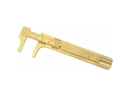 Paquímetro Vernier, Prático De Latão 4/10 Cm, Escalas Duplas Mm/polegada, Ferramenta De Medição Com Régua De Deslizante Duplo