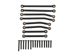 Kit de Vínculos de Direção em Liga de Alumínio para Crawler Rc Traxxas 1/18 Preto | S/MARCA