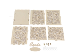 Caixa em Madeira Filda para Presentes, LAXISCREED