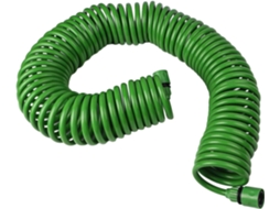 Mangueira De Jardim Espiralada Com Conectores Plástico Verde (20 M)
