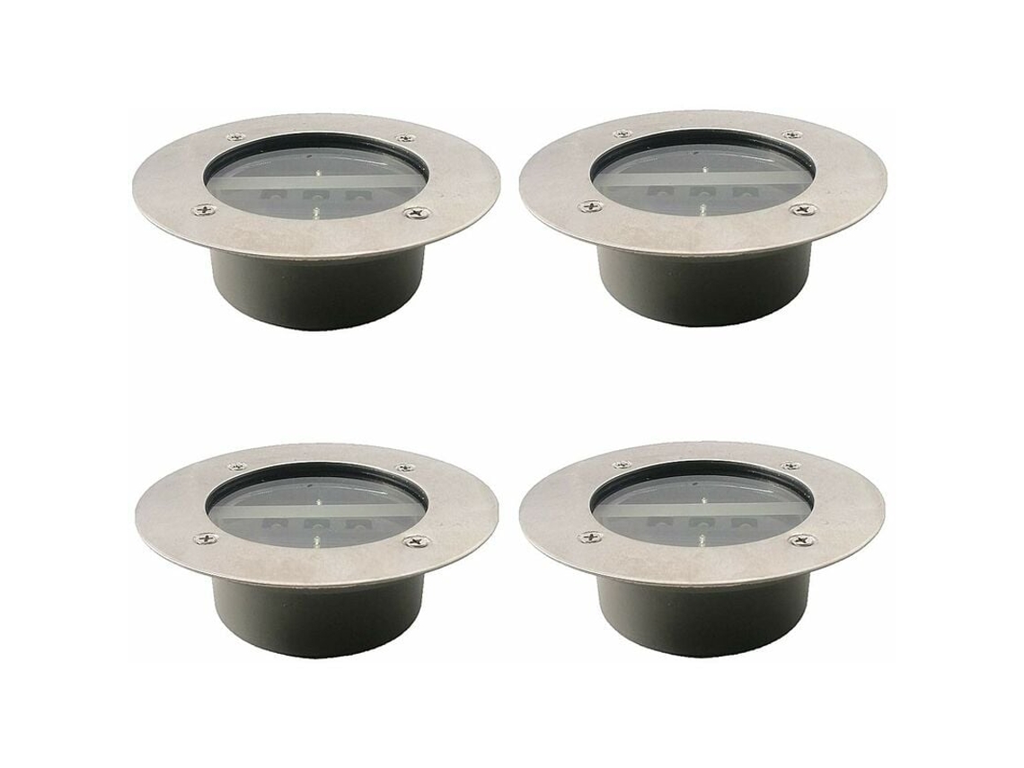 KOFIHETY Lanterna Solar Para Áreas Externas, Luz Solar De Solo Com Iluminação Externa De Baixo Consumo De Energia E Vidro Temperado De Aço Inoxidável Para Jard