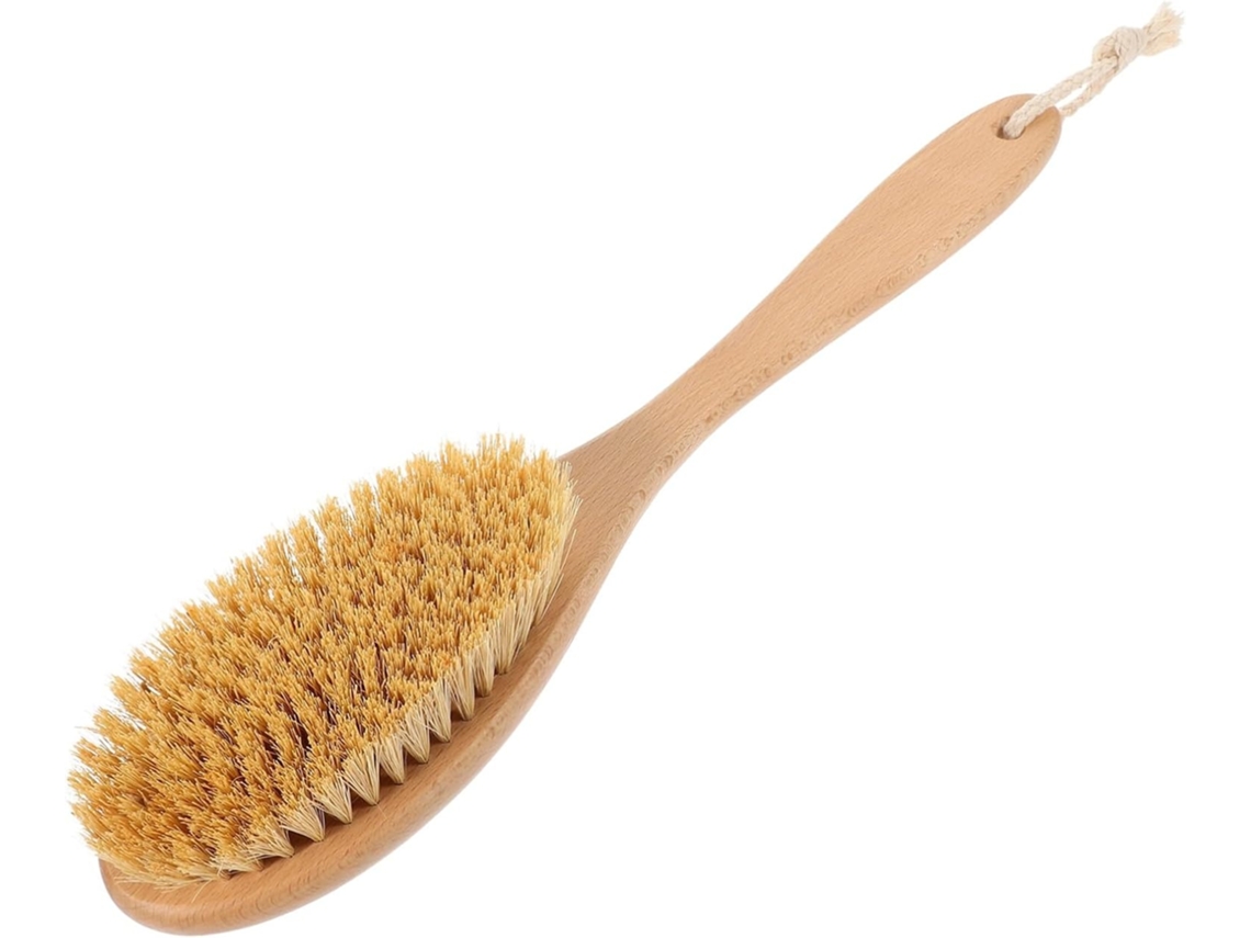 Lurelia Escova Corporal De Sisal Para Banho Diário, Fibra De Sisal, Cabo Longo E Massagem Suave