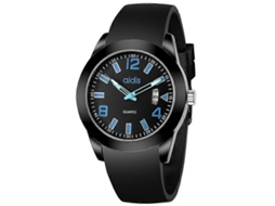 Relógio De Quartzo Addies My-1601 Versão Regular Com Pulseira De Silicone E Suporte Para Calendário. Tamanho L