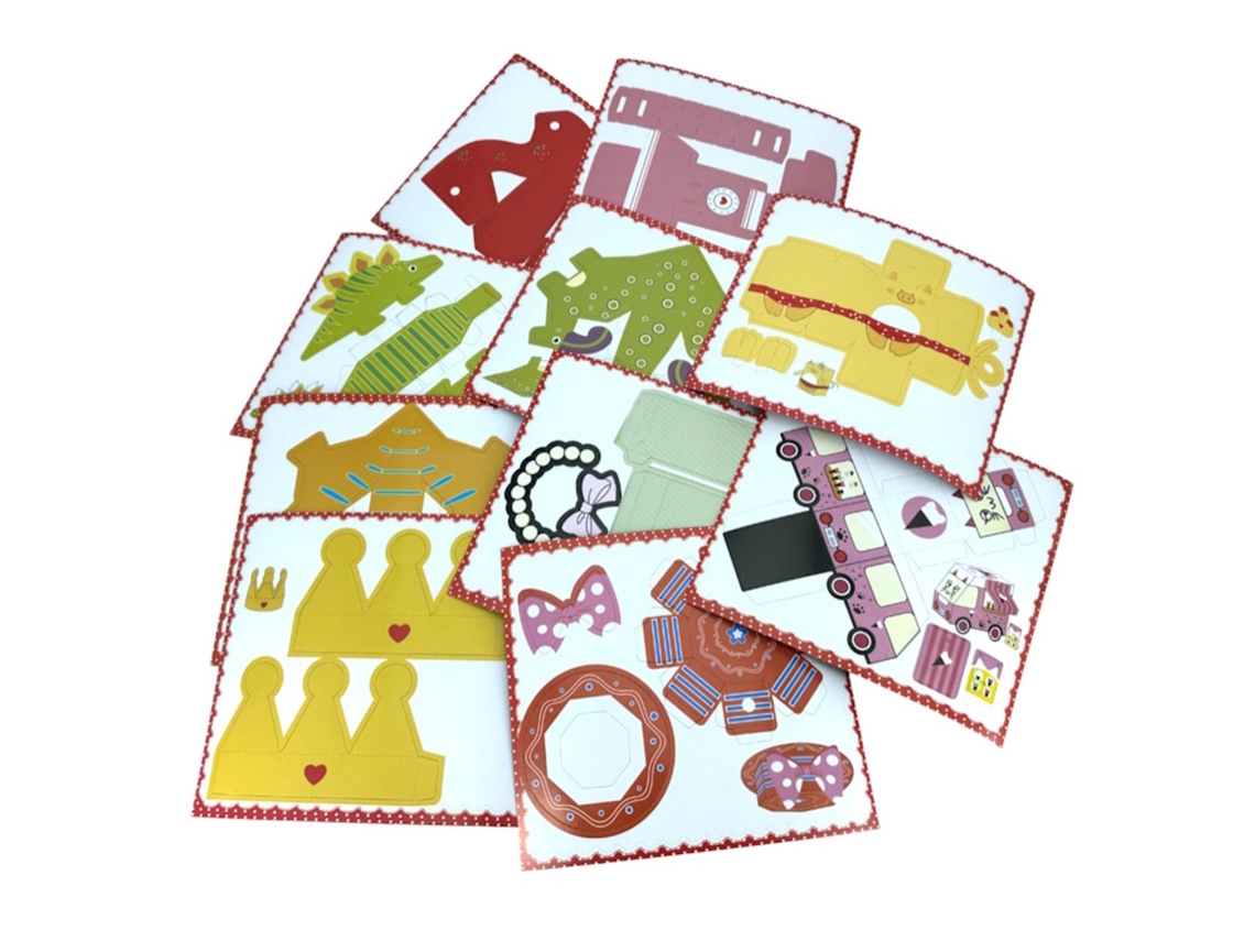 Kit de Acessórios ILIKE S7 3 em 1 para Caneta 3D Estênceis de Papelão / Agulha de Limpeza / Placa Base de Impressão