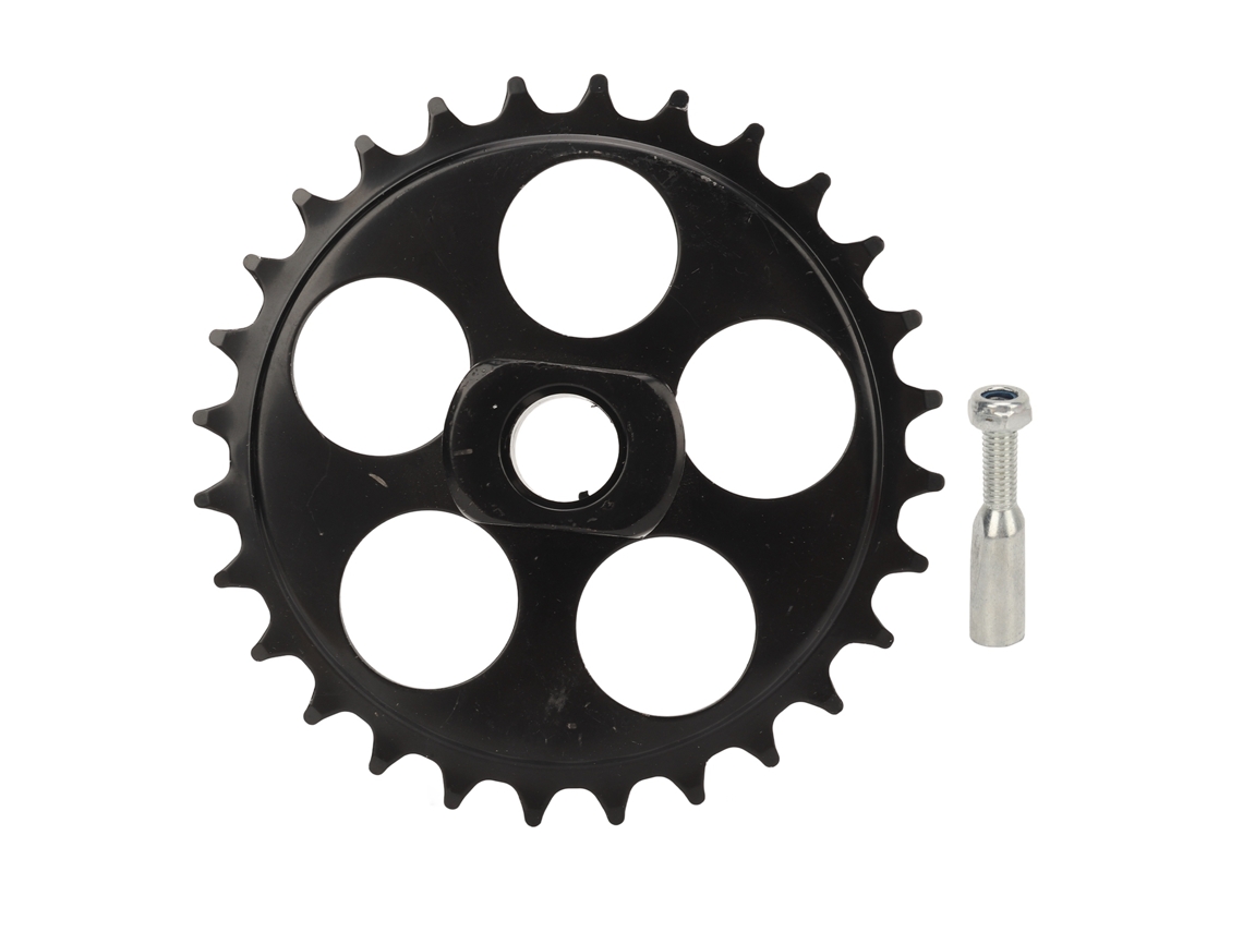 Plato de bicicleta 28t, piñón de bicicleta, aço carbono, peça de reposição, S/MARCA