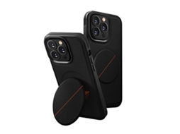 Capa para iPhone 14 Pro UNIQ Pele Sintética Preto