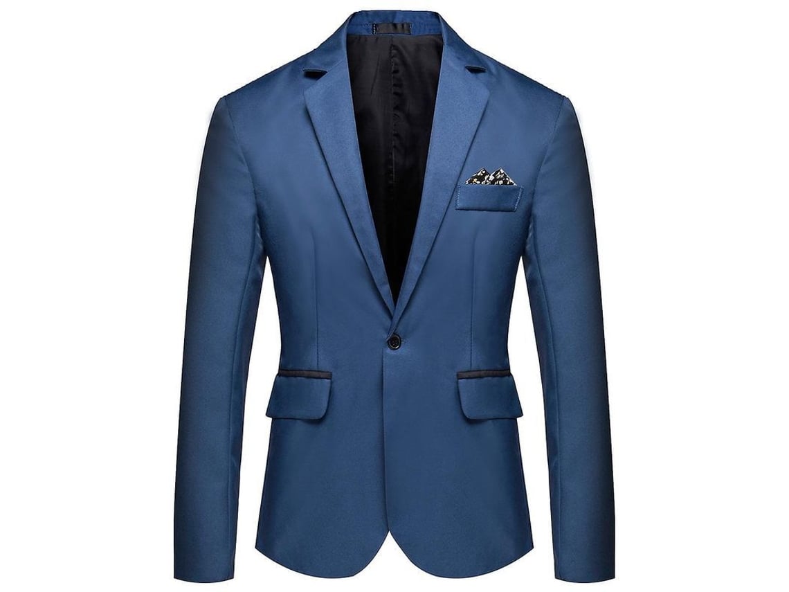 2026 chaqueta Casual para Hombre Mystdiy Con Un Botón Y Solapa Acolchada Estilo Juvenil Y Popular