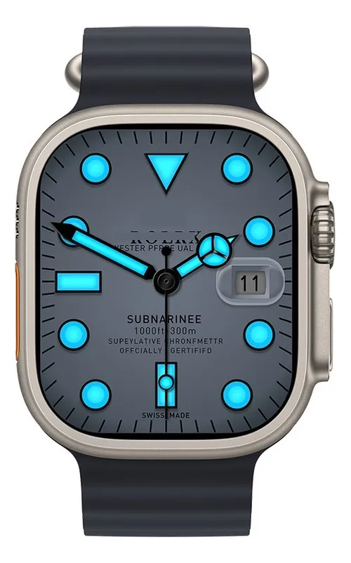 Smartwatch Vayotoy HK8 Pro Max com tela Ultra AMOLED