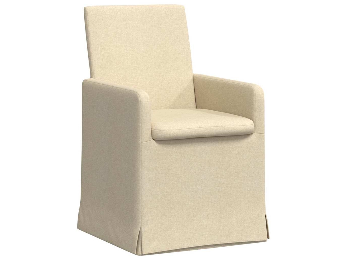 Cadeiras de Jantar 2 Pcs Creme 57