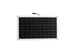 Painel Solar 12v 20w S/MARCA com USB Duplo para Camping Barco
