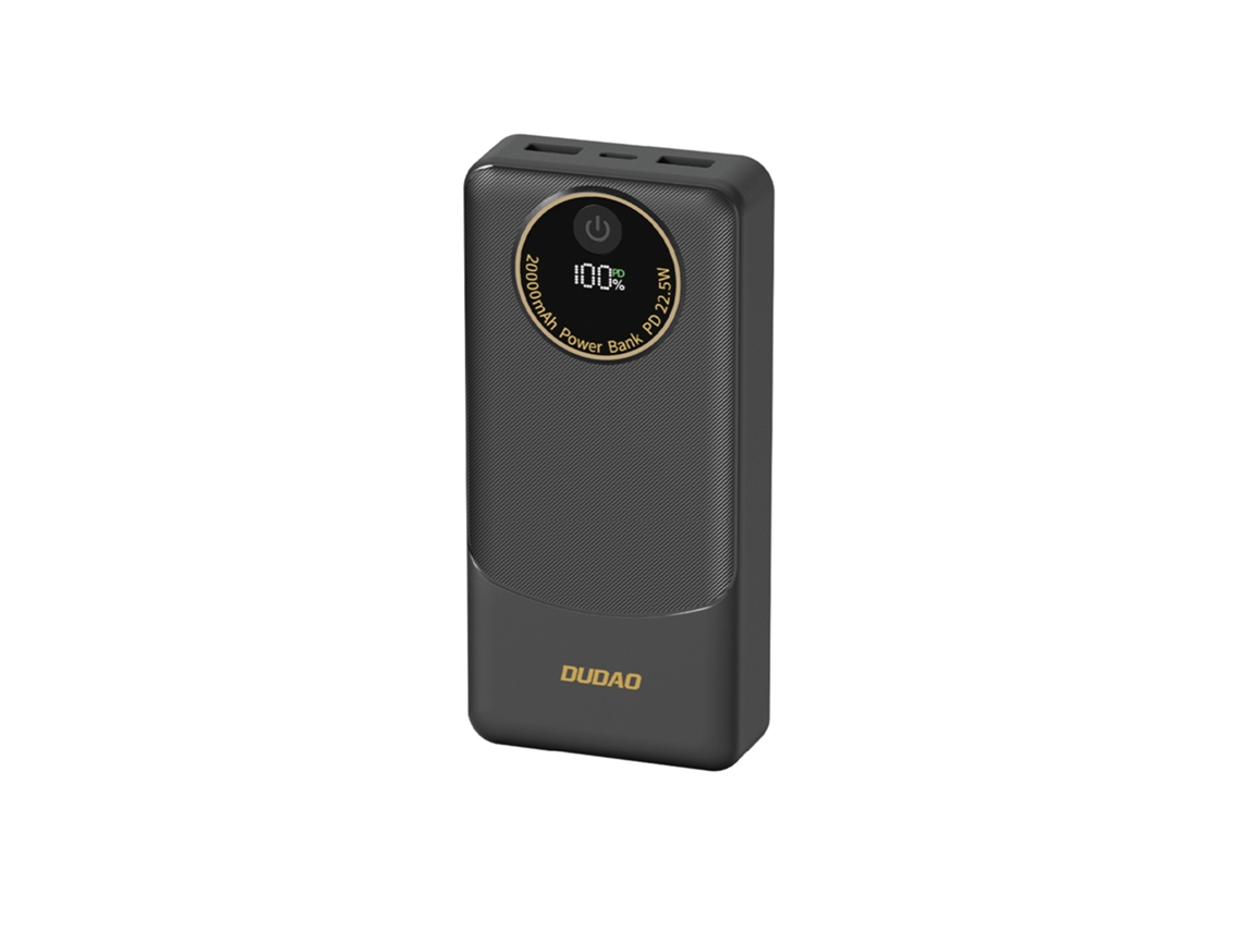 Powerbank K12 10000mah Usb a Usb c Pd22.5w Czarny DUDAO